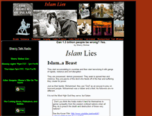 Tablet Screenshot of islamlies.com